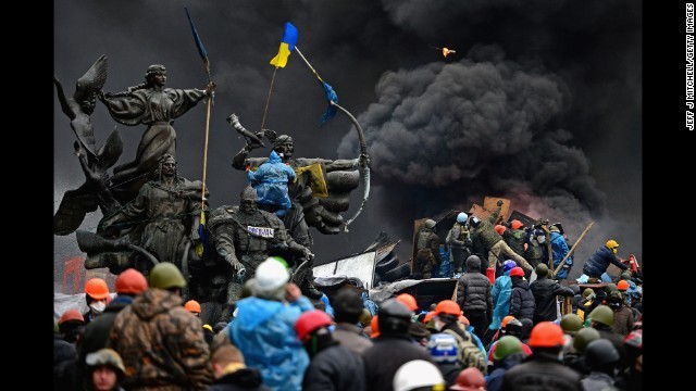 デモ隊と治安部隊との衝突で死者も出たウクライナ。先行きは依然として不透明だ