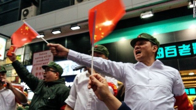 香港で開かれた「共産党集会」の参加者