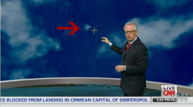 中国当局は同国の衛星が海上に浮かぶ不審な物体をとらえたと発表