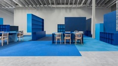 オランダのCombiwerk Delftでは気分に合ったオフィスの色を選ぶことができる＝GESTALTEN 2014 / 129 INTERIOR ARCHITECTS提供