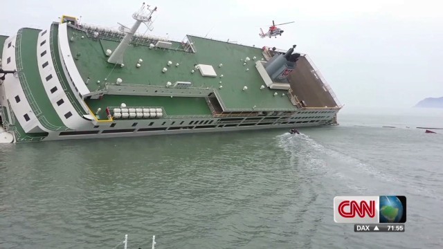 韓国船沈没、新たな映像が公開 - CNN.co.jp