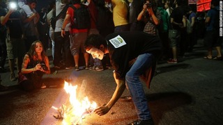 ブラジルで起きたＷ杯反対の抗議活動