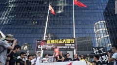 中国国内で民主化を求めるデモが容認されているのは香港だけ
