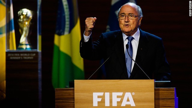 国際サッカー連盟（ＦＩＦＡ）のブラッター氏