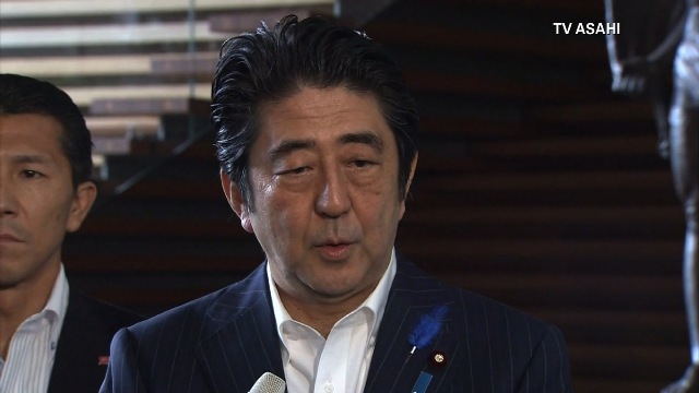 安倍首相＝テレビ朝日提供