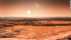 地球から２２光年離れれた恒星ではハビタブルゾーンに３個の惑星が＝ESO/M. KORNMESSER提供