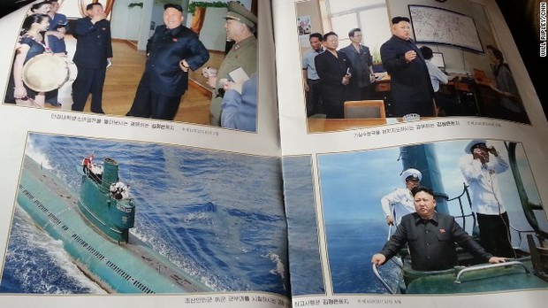 国営メディアでは金正恩第1書記の姿が至るところに見られる