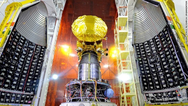 インドの探査機「マンガルヤーン」が火星の軌道に到達した＝ＩＳＲＯ提供