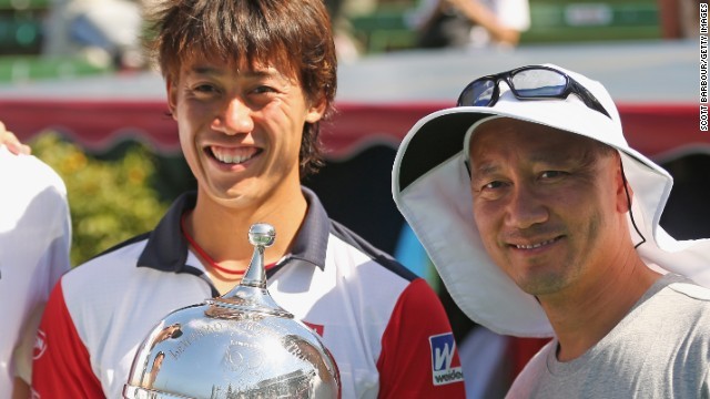 コーチのマイケル・チャン氏と