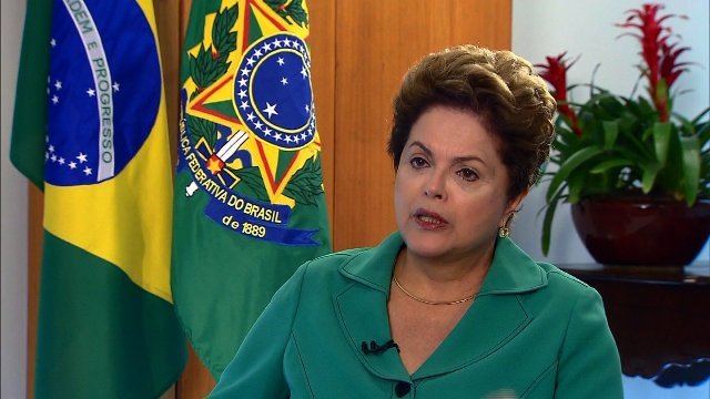 現職のジルマ・ルセフ氏。社会民主党のネべス上院議員と決選投票を行う見通しとなった