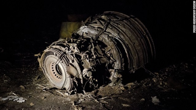 マレーシア航空１７便の墜落現場。死者の中にはオーストラリア人も多数含まれているという