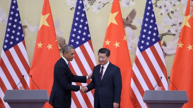オバマ米大統領と習近平中国国家主席