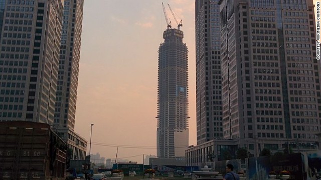 武漢センター（中国・武漢、４３８メートル）＝WIKIMEDIA COMMONS提供