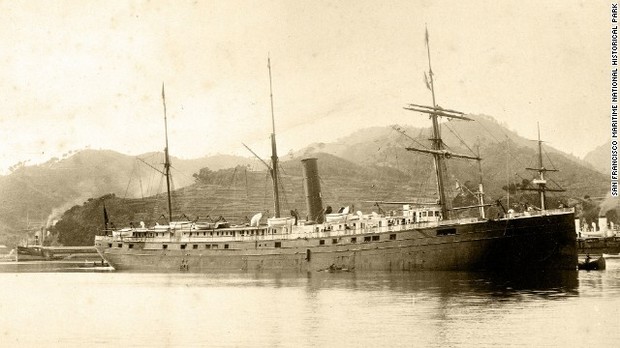 「ゴールデンゲートのタイタニック」とも呼ばれる「シティ・オブ・リオデジャネイロ号」は１９０１年２月２２日、現在のゴールデンゲート橋の付近で座礁して沈没した