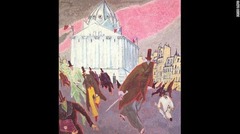 リオネル・ファイニンガーの「Fin de Seance」（１９１０年ごろ）