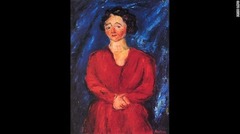 シャイム・スーティンの「La Femme en Rouge」（１９２６年ごろ）
