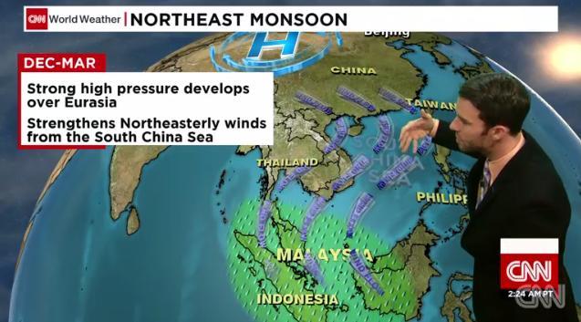 マレーシアなどで大雨が続いている