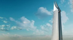 ニューヨークの「ワン・ワールド・トレード・センター」（５４１メートル）に次ぐ世界５位のビルになる