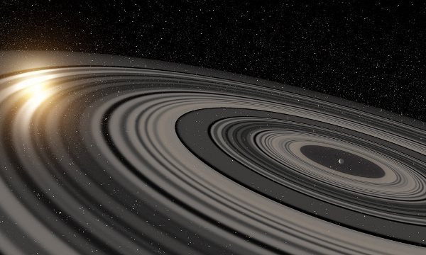土星の環の２００倍の大きさ？＝University of Rochester提供