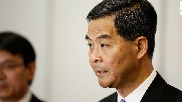 香港の梁振英行政長官