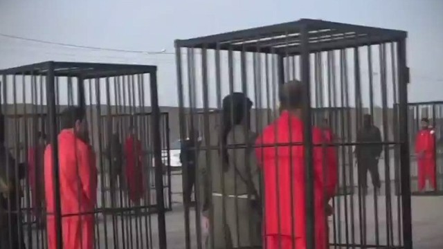 ＩＳＩＳ、人質を檻に - CNN.co.jp