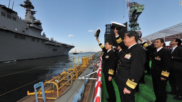 就役を祝う式典が開かれた＝海上自衛隊提供