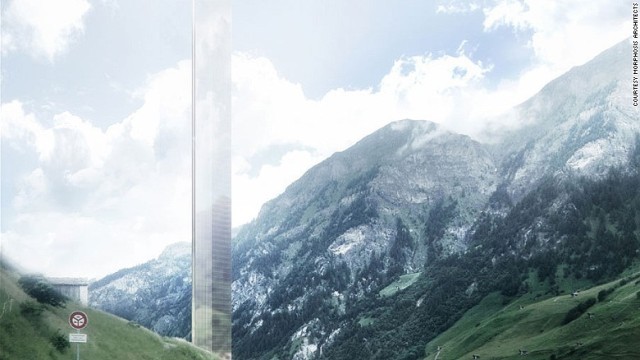 スイスの小さな村に高層ホテルを建設する計画が持ち上がり物議を醸している