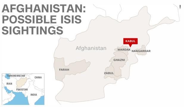 アフガニスタンの一部地域では既にＩＳＩＳが活動を始めているとみられている