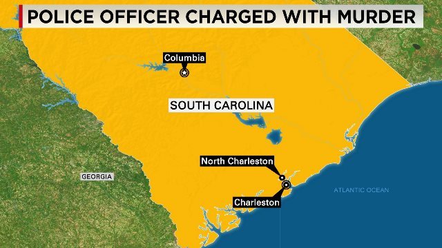 米サウスカロライナ州で警官が男性を殺害する事件が発生
