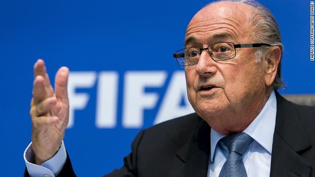 ＦＩＦＡのブラッター会長。不正摘発を歓迎する声明を発表した