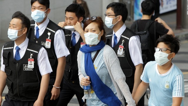 ＭＥＲＳの感染予防措置として、ソウル市当局は約１５００人に自宅待機を要請した
