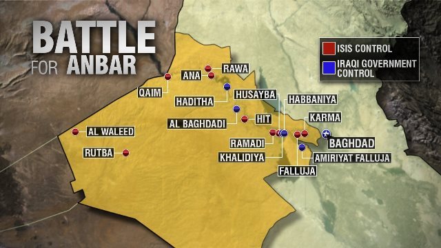 イラク西部アンバル州などでＩＳＩＳとの戦闘が続く