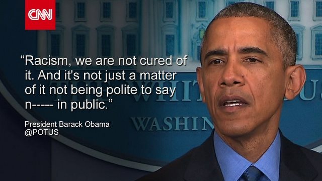 オバマ大統領が差別用語に言及した発言をした