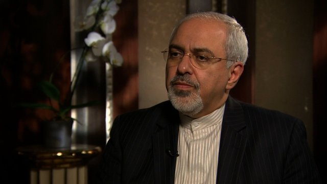 イランのザリフ外相。同国の核開発を巡る協議は３度目となる期限延長が決まった