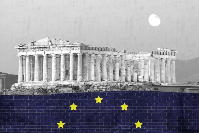 ギリシャ議会は厳しい条件付きの支援案を受け入れるか＝Shutterstock/CNNMoney