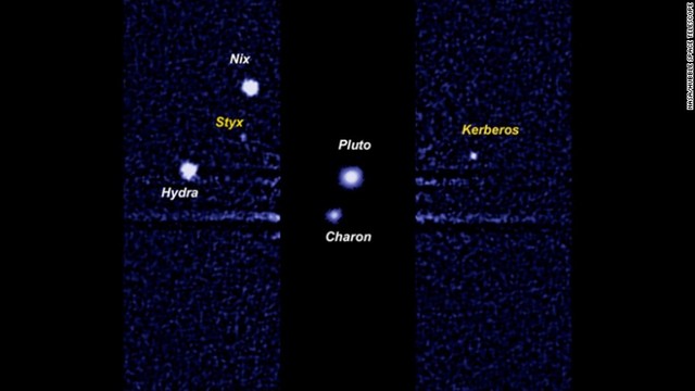 ２００５年以降に衛星ニックスやヒドラ、ケルベロス、ステュクスが発見された