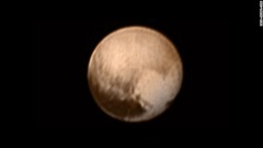 ７月７日に撮影した冥王星