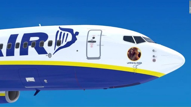 飛行機の「顔」になって世界中の空を飛び回る？＝RYANAIR/FACEBOOK