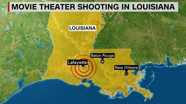 米南部ルイジアナ州ラファイエットの映画館で銃撃事件