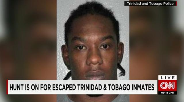 武器を持って逃走中とみられるクリストファー・セルビー受刑者＝Trinidad and Tobago Police