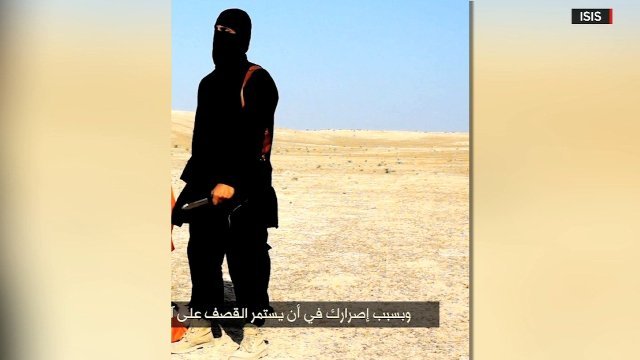 現在もＩＳＩＳ内部にとどまっているとみられるエムワジ容疑者＝ＩＳＩＳ