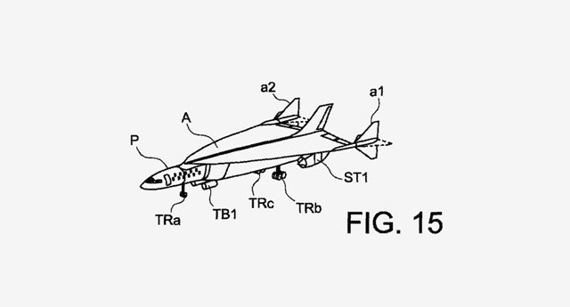 特許申請書に含まれた超音速機の図＝Airbus