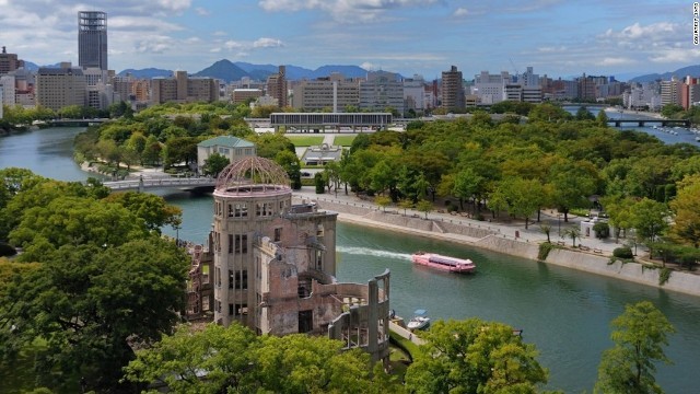 広島を襲った地獄のような出来事を今に伝える原爆ドーム＝日本政府観光局