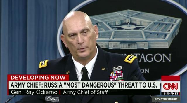 米の最大脅威はロシア、陸軍首脳がウクライナ情勢から分析
