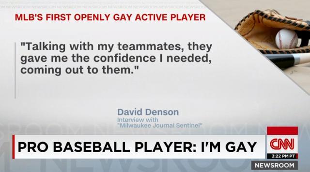 デービッド・デンソン選手が同性愛を公表した