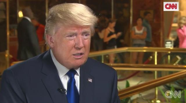 ドナルド・トランプ氏がＣＮＮの単独インタビューに応じた