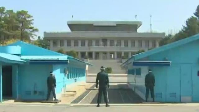 板門店で韓国と北朝鮮の高官による会談が行われている