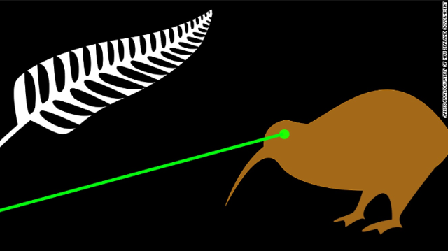 キウイの目からレーザーが出る案などが人気だった＝JAMES GRAY/ニュージーランド政府