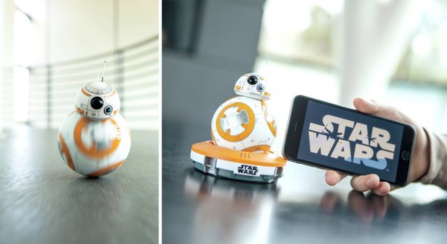 映画さながらの機能を備えた新ドロイド「ＢＢ－８」の玩具＝CNNMoney