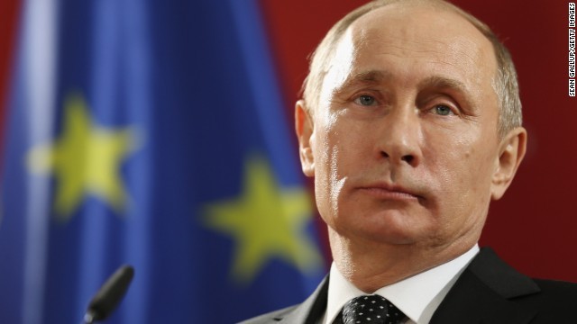 ロシアのプーチン大統領。ロシア軍がシリア内での活動を活発化させている